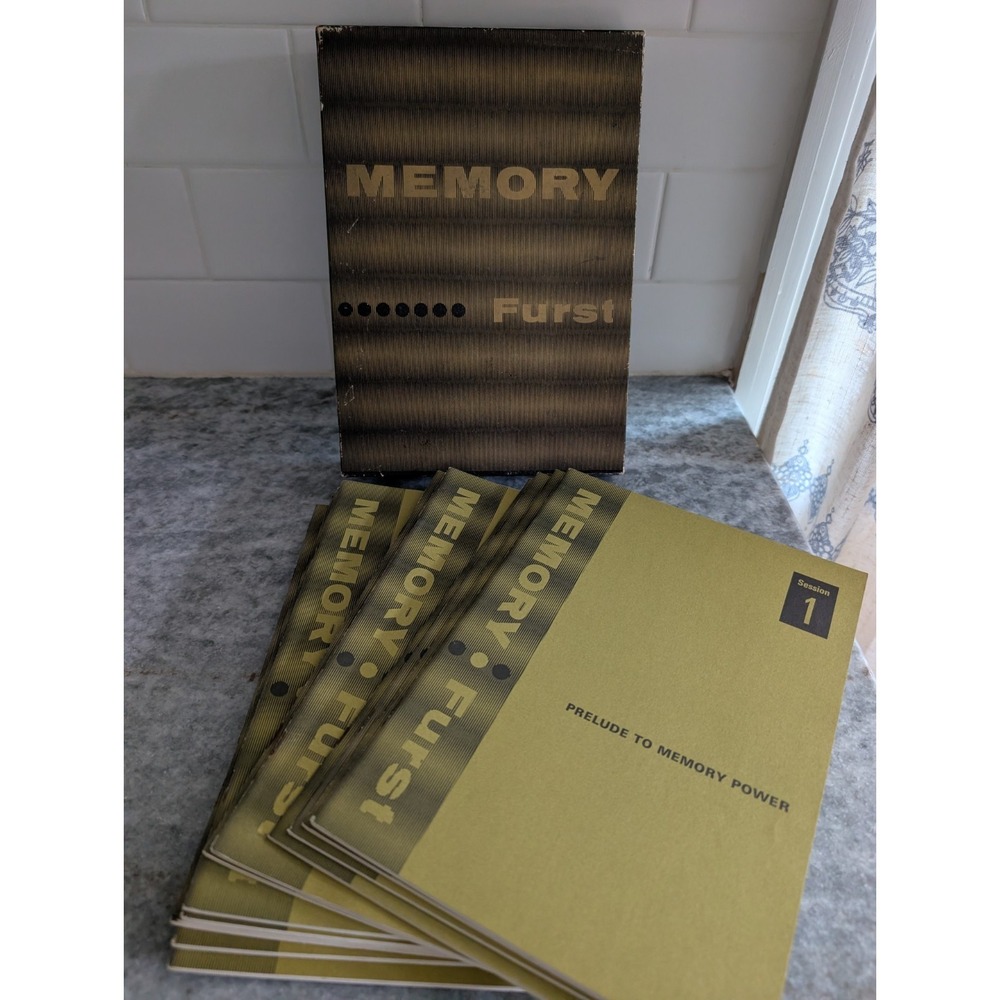 Bruno Furst Memory Course Complete 12 Session Set 1965 Revised Edition